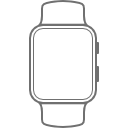 Gray Apple Watch shape